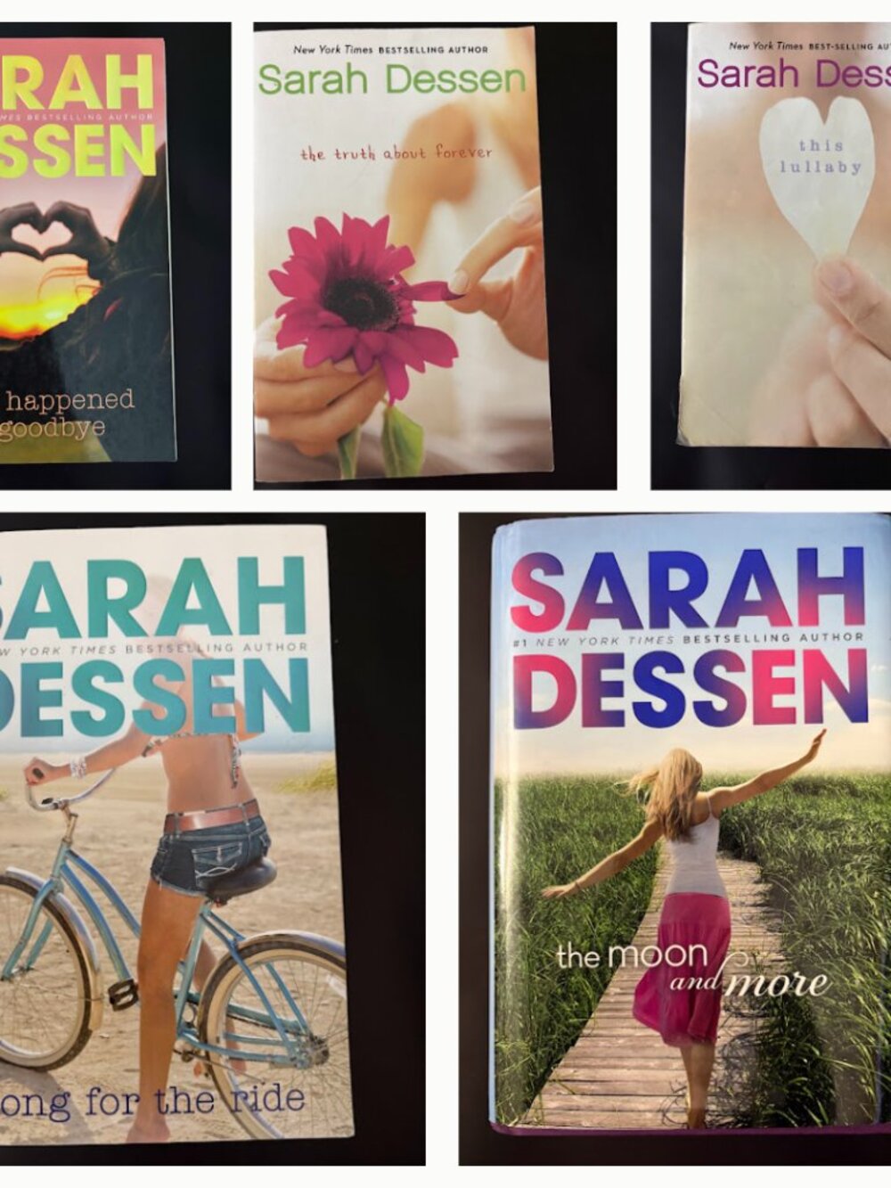Lot of 5 Sarah Dessen Books